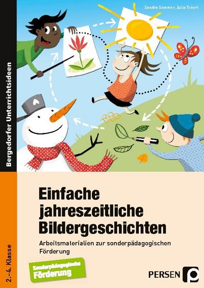 Einfache jahreszeitliche Bildergeschichten