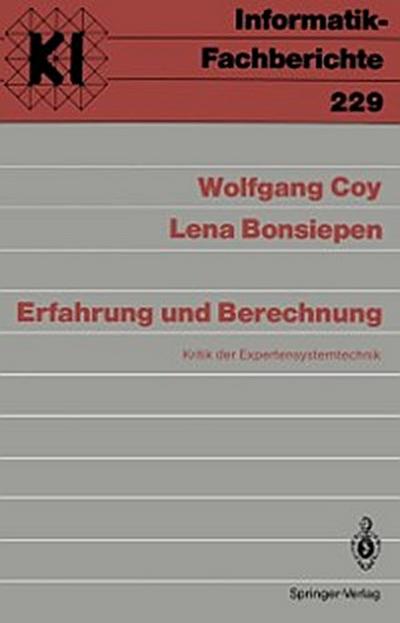 Erfahrung und Berechnung
