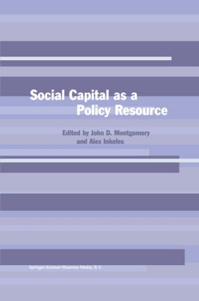 Social Capital as a Policy Resource