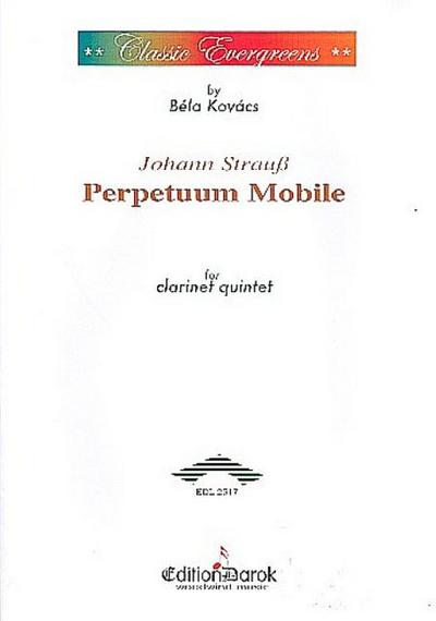 Perpetuum mobile for clarinet in Eb,2 clarinets, alto clarinet in Eb and bass clarinet