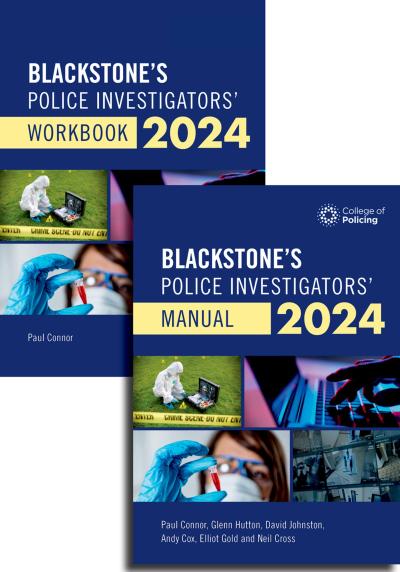 Blackstone’s Police Investigators Manual and Workbook 2024