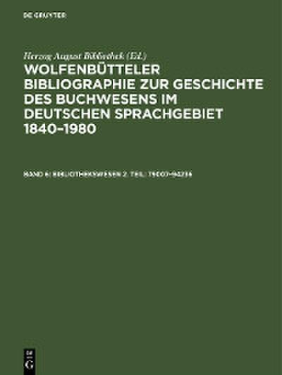 Bibliothekswesen 2. Teil: 79007-94236