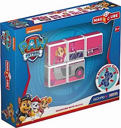 Geomag MagiCube PAW PATROL 081 Skye`s Helicopter 5 Magnetwürfel für Konstruktionen