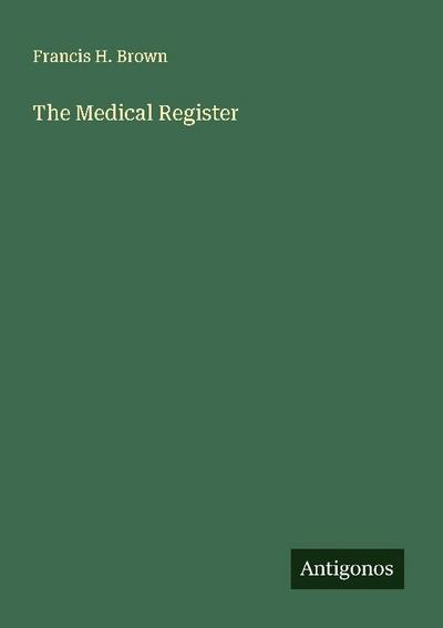 The Medical Register