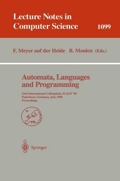 Automata, Languages and Programming