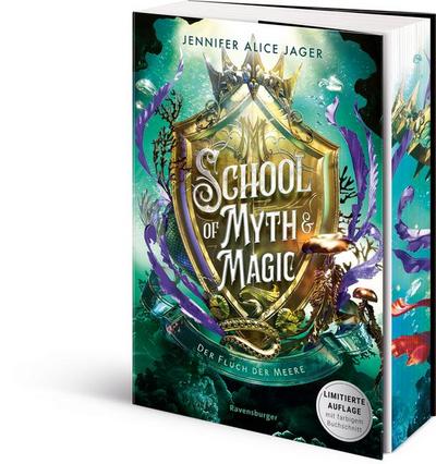 School of Myth & Magic, Band 2: Der Fluch der Meere (Limitierte Auflage mit Farbschnitt)