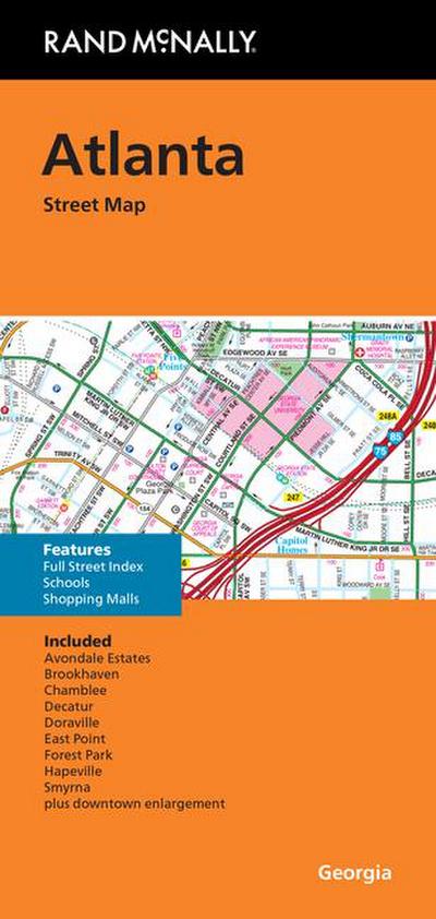 Rand McNally Folded Map: Atlanta Street Map