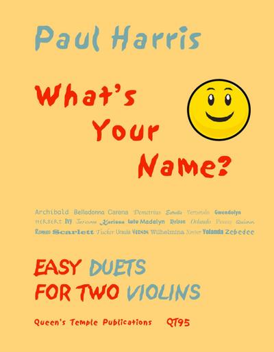 What’s Your Name? (Violin Duet)