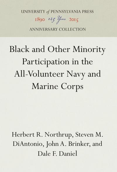Black and Other Minority Participation in the All-Volunteer Navy and Marine Corps