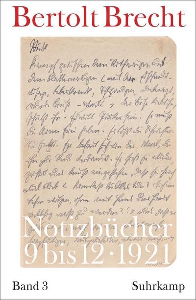 Notizbücher Notizbücher 1921