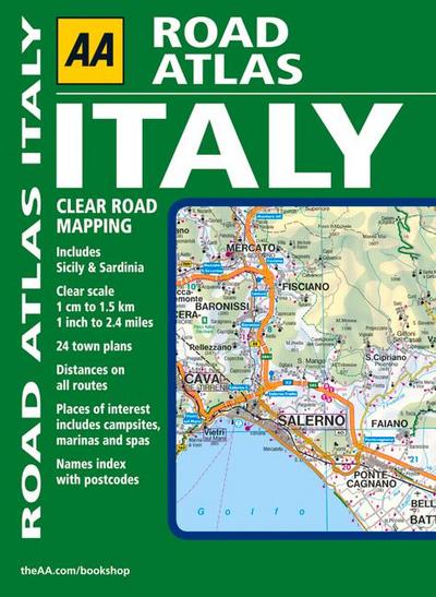 AA Road Atlas Italy