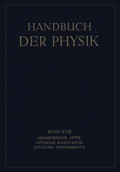 Geometrische Optik. Optische Konstante. Optische Instrumente