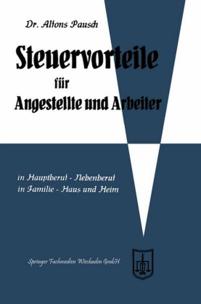 Steuervorteile für Angestellte und Arbeiter