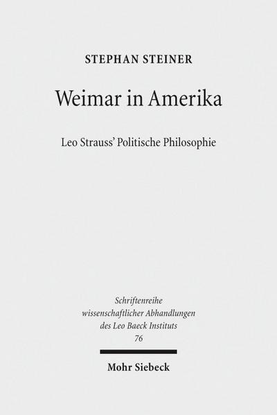 Weimar in Amerika
