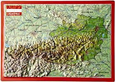 Reliefpostkarte Österreich