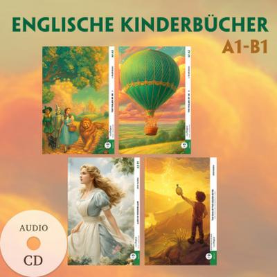 Englische Kinderbücher A1-B1 (4 Bücher + 4 Audio-CDs), m. 1 Audio-CD, m. 1 Audio, 1