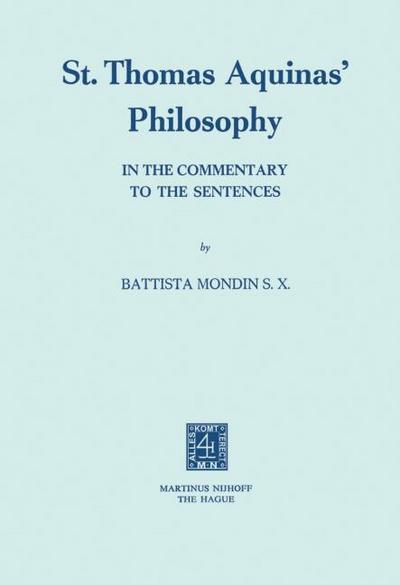 St. Thomas Aquinas Philosophy
