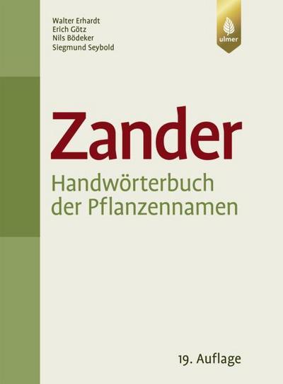 Zander - Handwörterbuch der Pflanzennamen