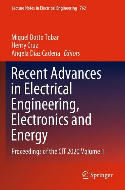 Recent Advances in Electrical Engineering, Electronics and Energy