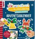 Das Adventskalender-Verbastelbuch für die Allerkleinsten. Schneiden und Kleben. Türkranz
