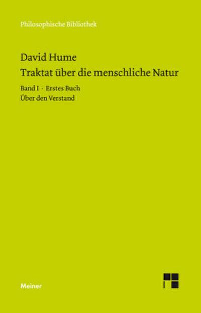 Ein Traktat über die menschliche Natur. Teilband 1. Tl.1