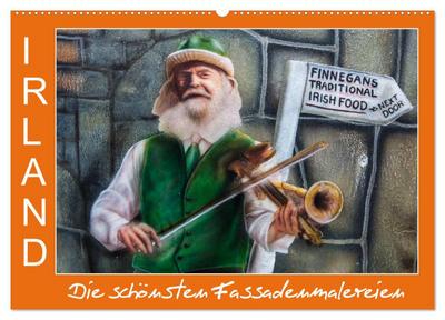 IRLAND - Die schönsten Fassadenmalereien (Wandkalender 2026 DIN A2 quer), CALVENDO Monatskalender
