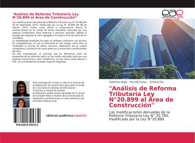 "Análisis de Reforma Tributaria Ley N°20.899 al Área de Construcción"