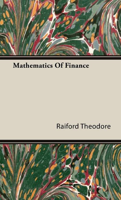 Mathematics Of Finance