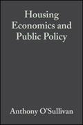Housing Economics and Public Policy