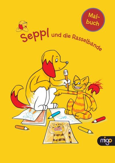 Seppl und die Rasselbande Malbuch