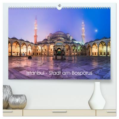 Istanbul - Stadt am Bosporus (hochwertiger Premium Wandkalender 2026 DIN A2 quer), Kunstdruck in Hochglanz