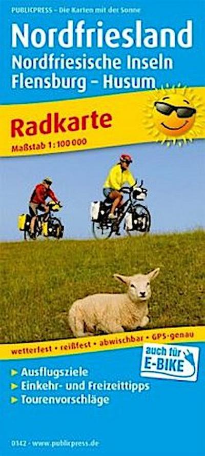 Nordfriesland und Nordfriesische Inseln 1:100 000