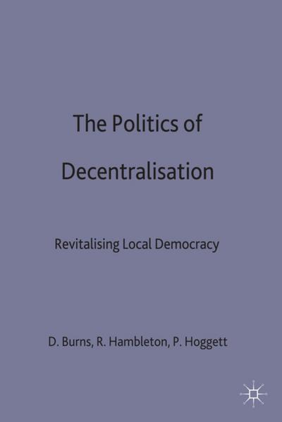 The Politics of Decentralisation
