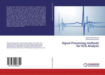 Signal Processing methods for ECG Analysis
