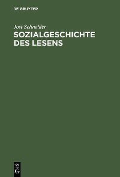 Sozialgeschichte des Lesens