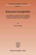 Rationale Sozialpolitik.