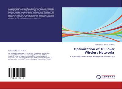 Optimization of TCP over Wireless Networks