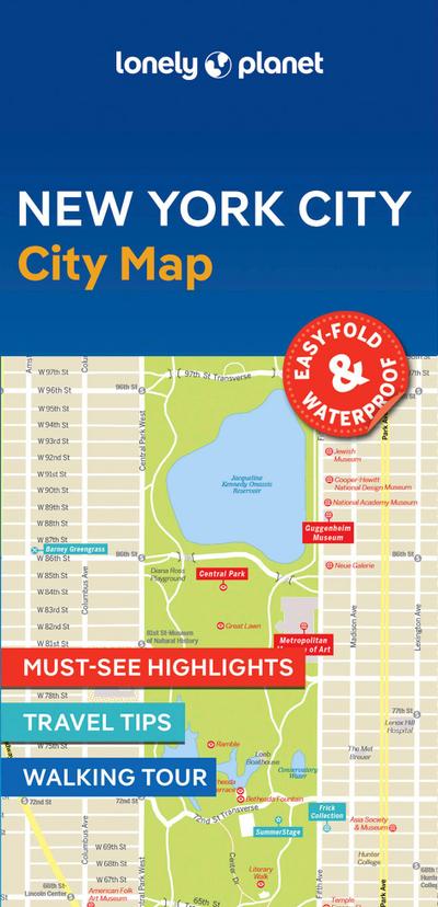 Lonely Planet New York City Map