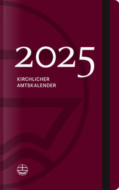 Kirchlicher Amtskalender 2025 - rot