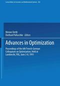 Advances in Optimization
