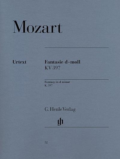 Mozart, Wolfgang Amadeus - Fantasie d-moll KV 397 (385g)