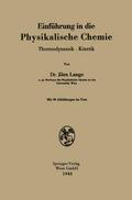 Einführung in die Physikalische Chemie