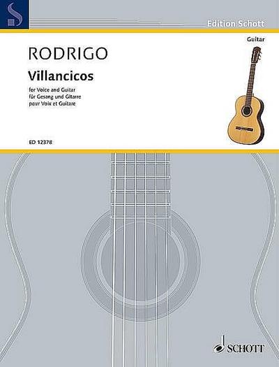 Villancicosfür Singstimme und Gitarre (sp/en)
