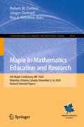 Maple in Mathematics Education and Research