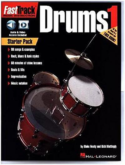 Fasttrack Drum Method Starter Pack Book/Online Media