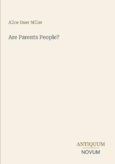 Are Parents People?