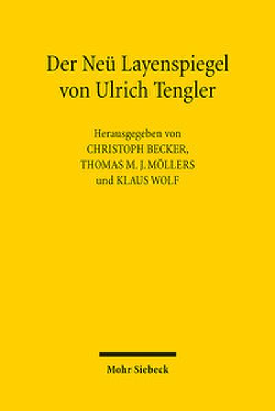 Der Neü Layenspiegel von Ulrich Tengler