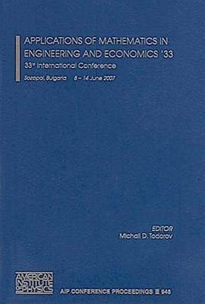 Applications of Mathematics in Engineering and Economics’33