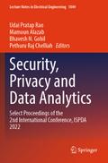 Security, Privacy and Data Analytics