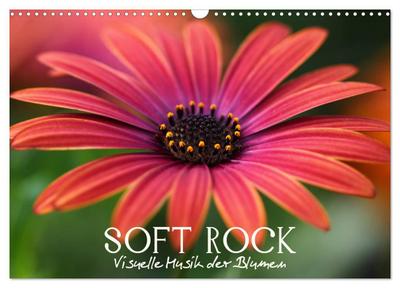 Soft Rock - Visuelle Musik der Blumen (Wandkalender 2024 DIN A3 quer), CALVENDO Monatskalender